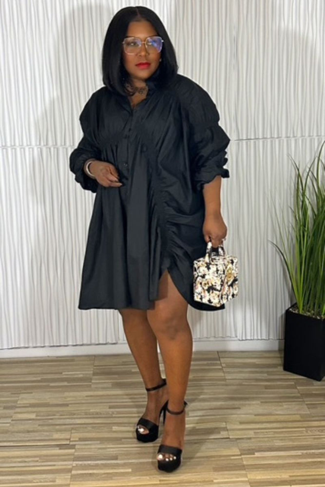 Ruched Babydoll Dress (Copy)