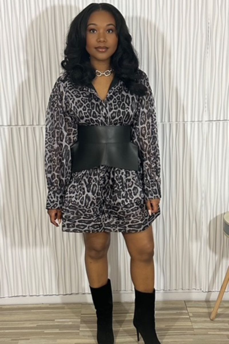 Concrete Jungle Leopard Dress